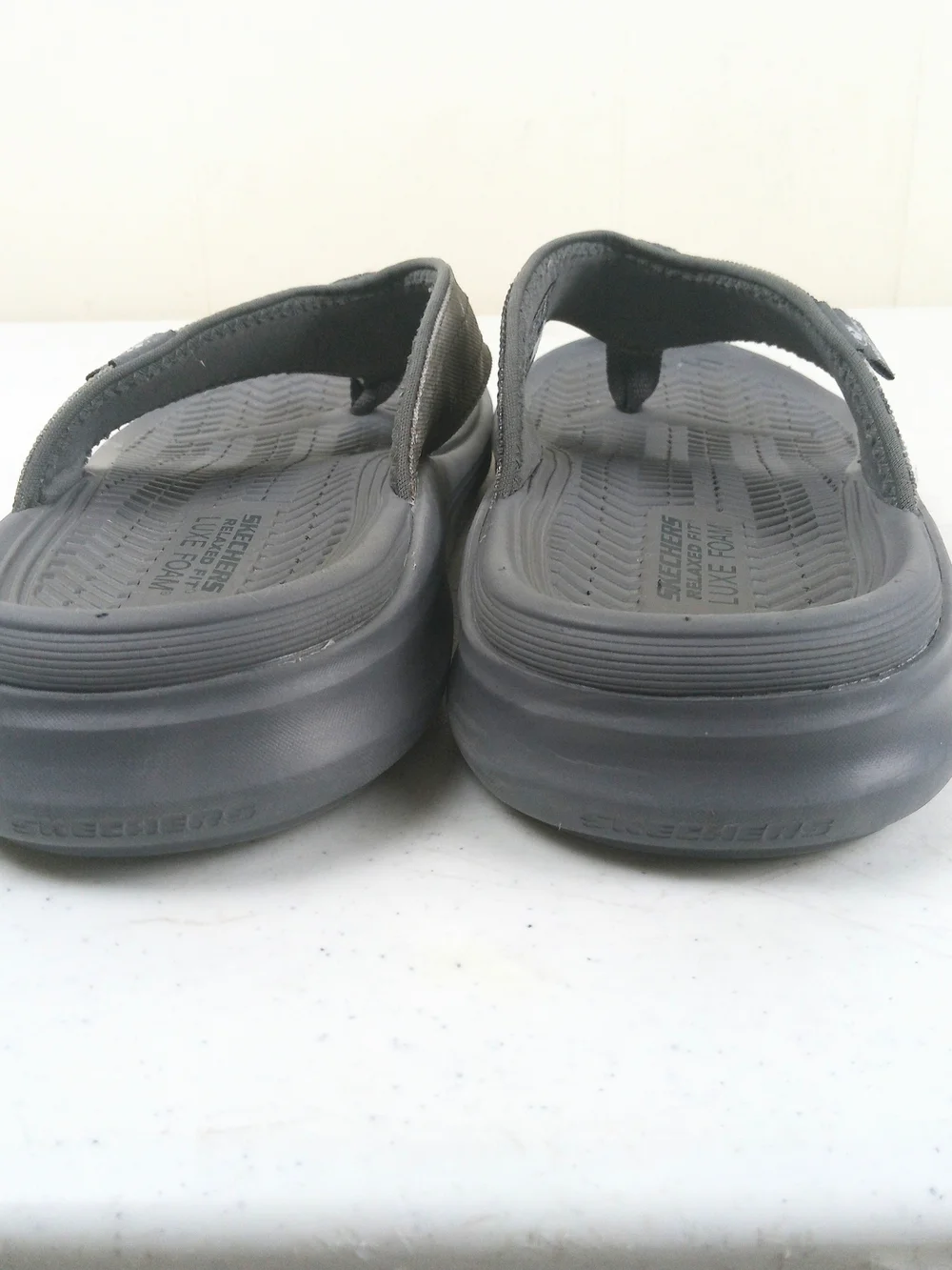 Skechers Mens Sargo Everport Fishing Sandals Size 10 Gray Camo Mossy Oak Slide